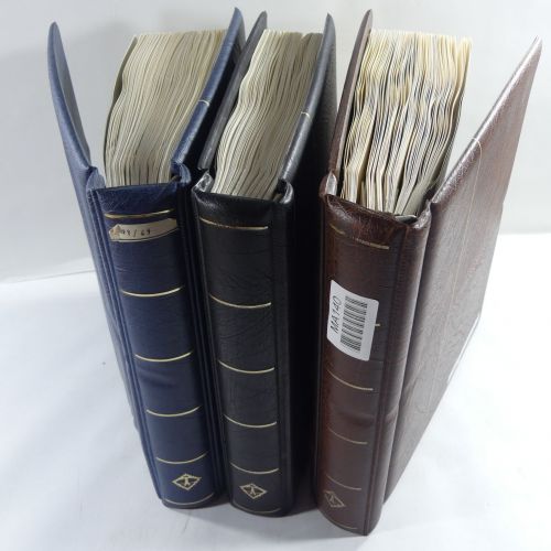 DDR ab Anfängen gestempelt besammelt in 3 Leuchtturm Alben #MA140