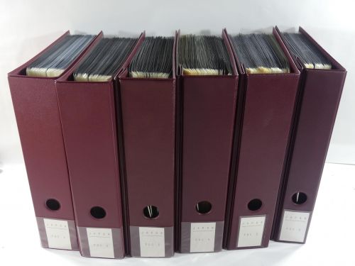 Japan Sammlung der FDCs in 6 Bindern auf selbstgestalteten Seiten #MA095