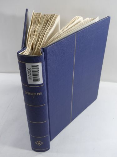 Deutsches Reich und Bund Anfänge dual besammelt im Leuchtturm-Album #MA200