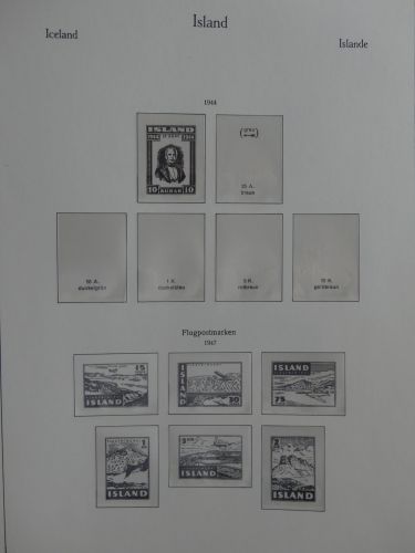 Island Leuchtturm Text 1944-1999 im Leuchtturm-Album #MA208