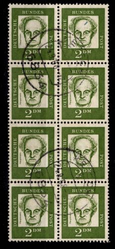 BRD Bund 362 gestempelt im 8er Block #DAW87