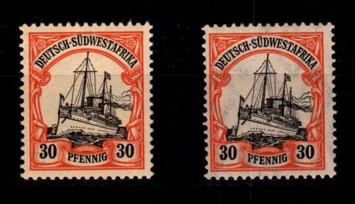 Deutsch-Südwestafrika 28 x +y postfrisch x geprüft Steuer BPP #DAW99