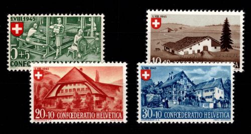 Schweiz 460-463 postfrisch #DAX08