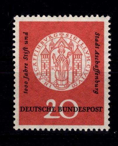 BRD 257 VII postfrisch Plattenfehler #DAY62