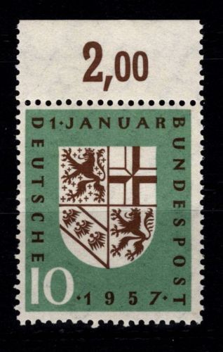 BRD 249 II postfrisch Plattenfehler #DAY64