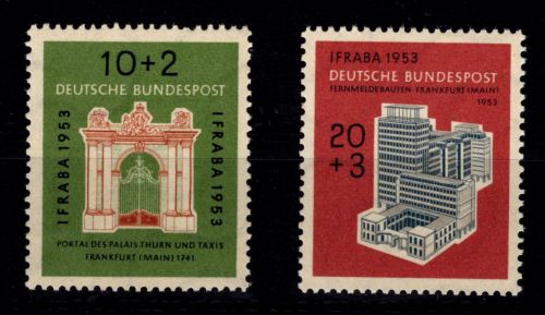 BRD Bund 171-172 postfrisch IFRABA 1953 #DAY67