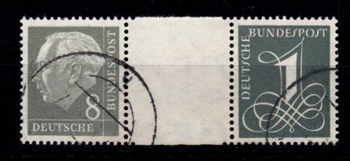 BRD W 15 b Y II gestempelt geprüft Schlegel BPP #DBA61