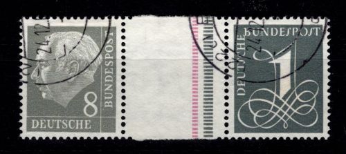 BRD W 15 aIV Y II gestempelt geprüft Schlegel BPP #DBA63