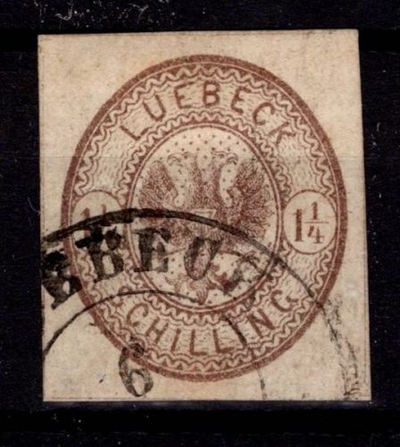Lübeck 13 gestempelt #DBA72
