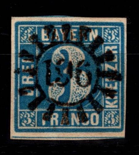 Bayern 2 gestempelt gMR 196 "Marktbreit" #DBA74