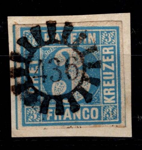 Bayern 2 gestempelt gMR 436 "Rötz" #DBA76