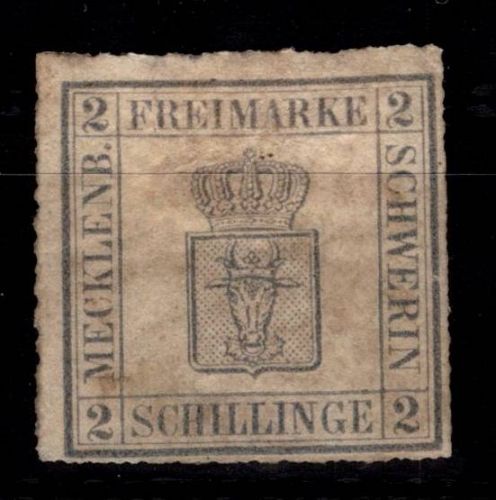 Mecklenburg Schwerin 6b ohne Gummi