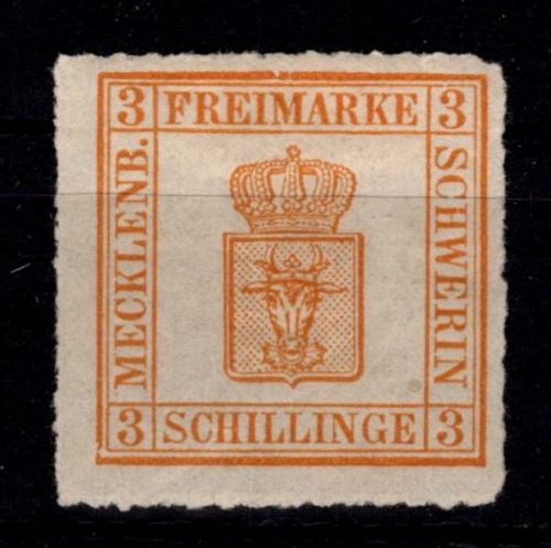 Mecklenburg Schwerin 7 ohne Gummi