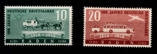 Französische Zone Baden 54-55 postfrisch #ON500