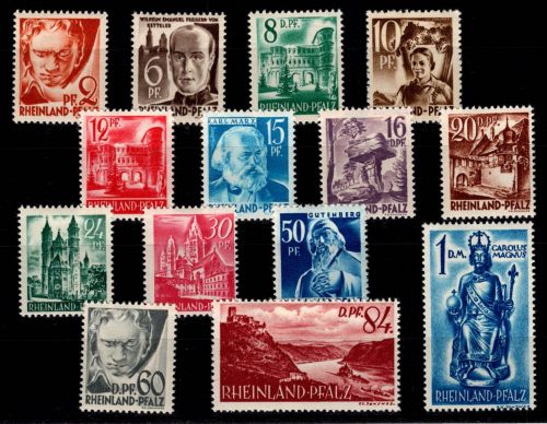 Französische Zone Rheinland-Pfalz 16-29 postfrisch #ON502