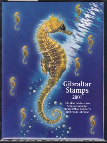 Gibraltar Jahrgang 2001 kpl. postfrisch als Jahresmappe #OM899