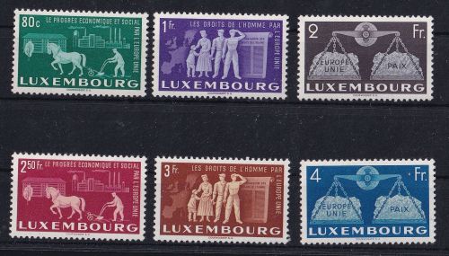 Luxemburg 478-483 postfrisch