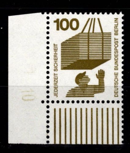 Berlin 410 Ecke 3 DZ 10 postfrisch Druckerzeichen #DCE12