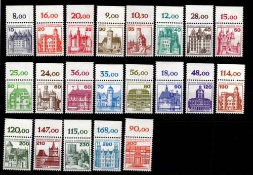 Berlin Burgen + Schlösser Lot ex 532-677 OR postfrisch