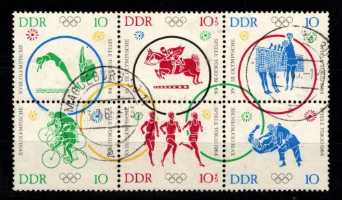 DDR 1039-1044 gestempelt