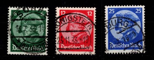 Deutsches Reich 479-481 gestempelt #DCF43