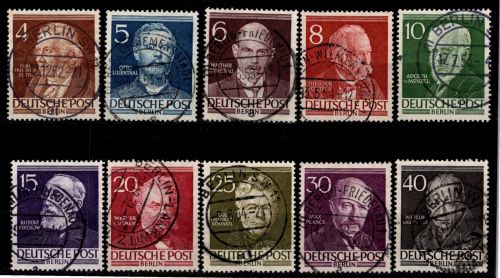 Berlin 91-100 gestempelt