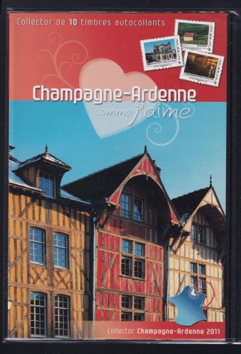 Frankreich 10x 20 g lettres postfrisch Kollektion Champagne-Ardenne 2011 #DCG12