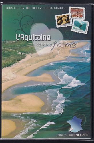 Frankreich 10x 20 g lettres postfrisch Kollektion Aquitaine 2010 #DCG15