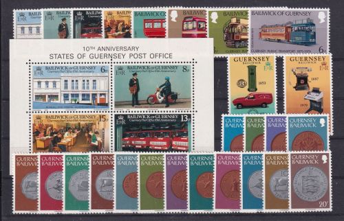 Guernsey Jahrgang 1979 postfrisch komplett #DCG25