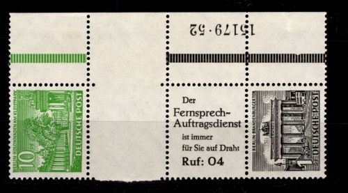 Berlin SZ 6 HAN postfrisch ungefaltet #DBR34