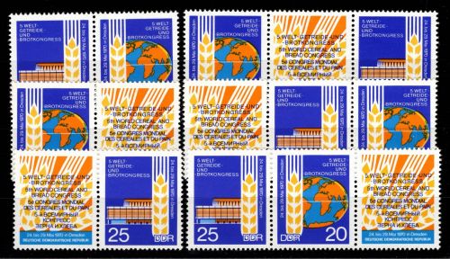 DDR 1575-1576 Zusammendrucke postfrisch W Zd 221- W Zd 236 #DBR62