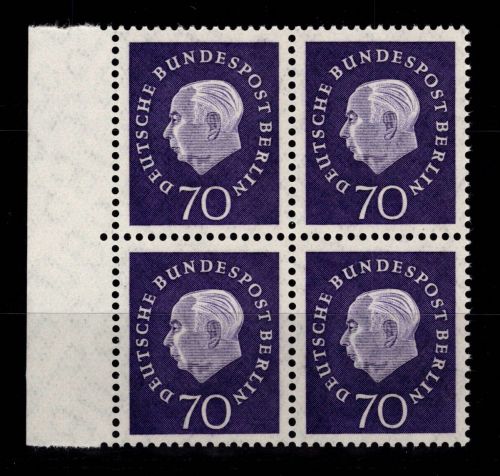 Berlin 186 SR postfrisch im 4er Block #DBS04