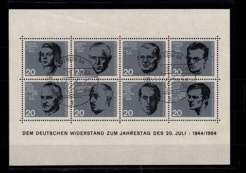 BRD Bund Block 3 gestempelt mit ESST Berlin #DCD01