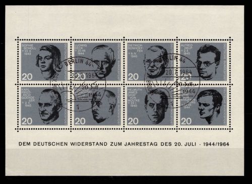 BRD Bund Block 3 gestempelt mit ESST Berlin #DCD02