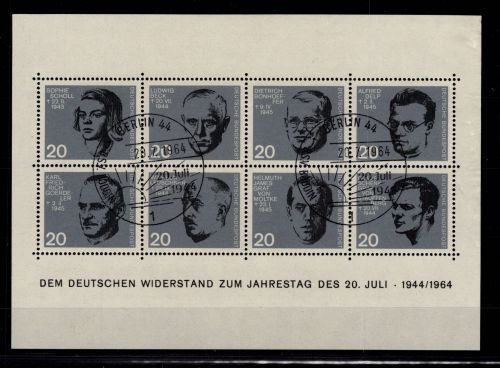 BRD Bund Block 3 gestempelt mit ESST Berlin #DCD04