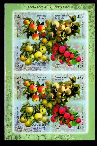 Russland 2674-2677 postfrisch als Folienblatt #DBL83