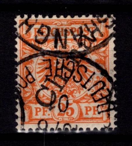 Deutsche Auslandspostämter China 5 II gestempelt #DBW11