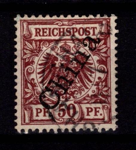 Deutsche Auslandspostämter China 6 II gestempelt #DBW15