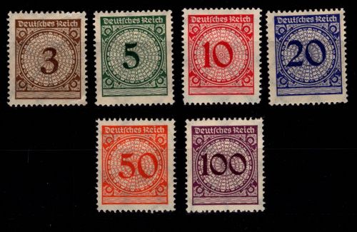 Deutsches Reich 338-343 postfrisch #DBW55