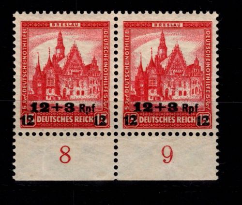 Deutsches Reich 464 postfrisch waagerechtes Paar #DBW60