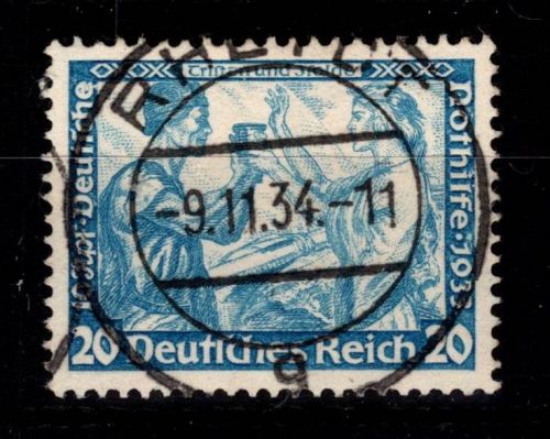 Deutsches Reich 505 B gestempelt geprüft Schlegel BPP #DBX01