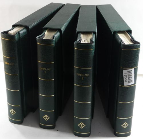 Cept umfangreicher Bestand gestempelt in 4 Leuchtturm-Bindern #MA331