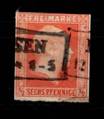 Preußen 12 b gestempelt leichte Mängel, berührt #DCA32