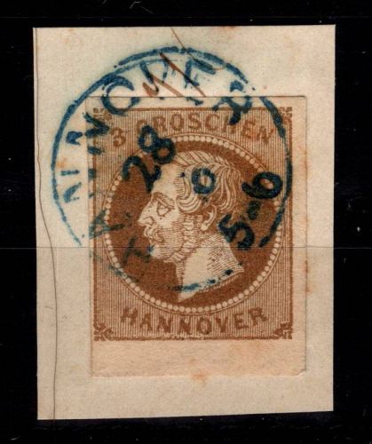 Hannover 19 a gestempelt tiefst geprüft Berger BPP #DCA55