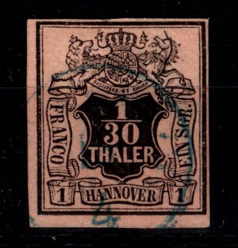 Hannover 3 gestempelt