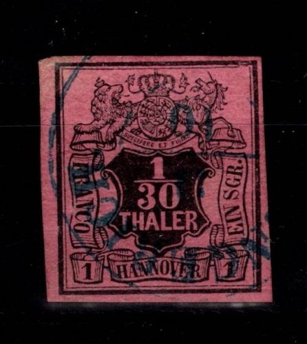 Hannover 3 b gestempelt