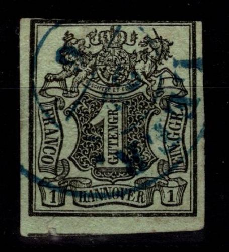 Hannover 2 b gestempelt berührt #DCA93