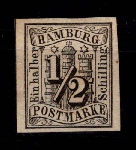 Hamburg 1 ohne Gummi mehrfach signiert u.a. Pfenninger #DCB04