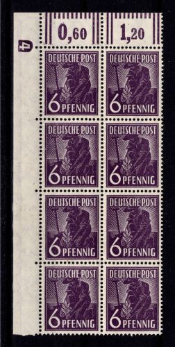 Alliierte Besetzung 944 DV postfrisch 4 negativ #DBX92