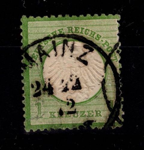 Deutsches Reich 7 gestempelt leichte Mängel, geprüft Sommer BPP #DBZ13